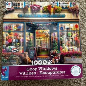 CEACO 1000-Piece Puzzle - Shop Windows (Multicolor)